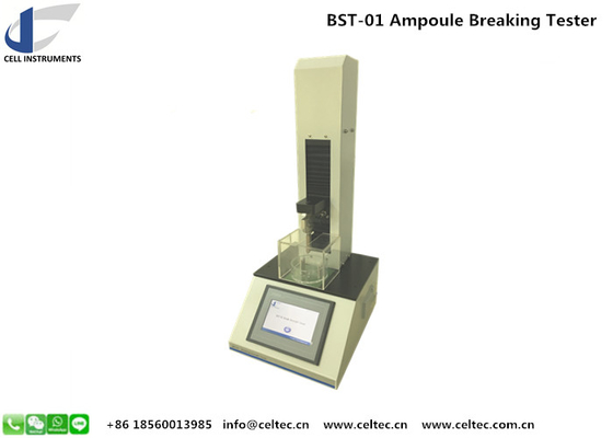 Ampoule breaking force tester Glass vial lab testing instruments Pharmaceutical container tester GMP conformed