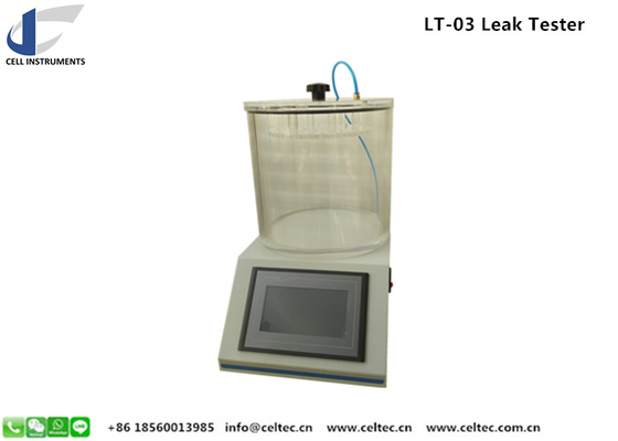 Gross Leakage Tester For Food Package In Vacuum Chamber 0~-90 KPa Cell Instruments LT-03 leak tester