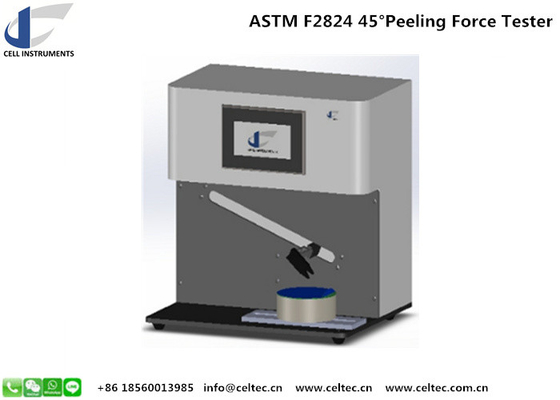 PACKAGE PEELABLE LIDS  ASTM F2824  SEALED LID 45 DEGREE PEELING FORCE TESTER Forty FIVE DEGREE PEELING TESTER
