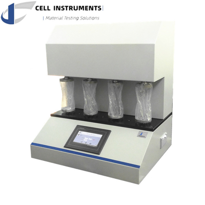 four stations Gelbo Flex Durability Testing Instrument ASTM F392 Protective Barrier Film Flex Durability Testing Machine